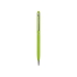 Ручка-стилус шариковая Jucy Soft с покрытием soft touch, зеленое яблоко, зеленое яблоко, металл