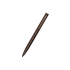 Ручка Firenze шариковая автоматическая, вороненая сталь, коричневый, металл