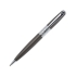 Ручка шариковая BARON с поворотным механизмом. Pierre Cardin, серый/серебристый, корпус- латунь, лак/отделка и детали дизайна- сталь, хром
