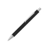 Ручка шариковая металлическая Pyra soft-touch с зеркальной гравировкой, черный, черный, металл с покрытием soft-touch