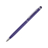 Ручка-стилус металлическая шариковая Jucy, темно-синий, темно-синий, металл
