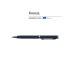 Ручка Firenze шариковая автоматическая софт-тач, синяя, синий, металл, soft-touch