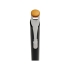 Ручка металлическая шариковая Moneta с цветной кнопкой, черный/оранжевый, черный, алюминий