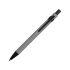 Ручка металлическая soft-touch шариковая «Snap», серый/черный/черный, серый/черный, металл с покрытием soft touch