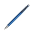 Шариковая ручка Izmir, синий/серебристый, алюминий