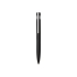 Шариковая металлическая ручка Matteo, черный, черный/серебристый, металл