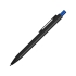 Ручка металлическая шариковая «Blaze» с цветным зеркальным слоем, черный/синий, черный/синий, металл