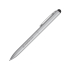 WASS TOUCH. Алюминиевая шариковая ручка с стилусом, Сатин серебро, матовый серебристый, алюминий