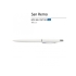 Ручка SAN REMO шариковая, автоматическая, белый металлический корпус 1.00 мм, синяя, белый, металл с покрытием soft-touch