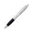 Ручка шариковая Mandarine, серебряный, черные чернила, серебристый/черный, металл