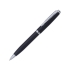 Ручка шариковая Pierre Cardin GAMME Classic с поворотным механизмом, черный матовый/серебро, черный матовый/серебристый, корпус- латунь с матовым лакированным покрытием, клип- металл