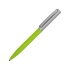 Ручка металлическая soft-touch шариковая «Tally» с зеркальным слоем, серебристый/зеленый, серебристый/зеленый, металл с покрытием soft-touch