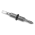 Ручка шариковая металлическая  Tool, серый. Встроенный уровень, мини отвертка, стилус, серый, металл