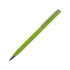 Ручка металлическая шариковая с покрытием софт тач, зеленое яблоко, зеленое яблоко/серебристый, металл