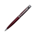 Ручка шариковая VENEZIA с поворотным механизмом. Pierre Cardin, красный/серебристый, корпус- латунь, лак/отделка и детали дизайна- сталь, хром