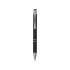 Ручка металлическая шариковая Legend Gum софт-тач, черный, черный, алюминий с покрытием soft-touch