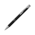 Ручка металлическая шариковая C1 софт-тач, черный, черный, алюминий с покрытием soft-touch