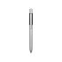 Ручка металлическая шариковая «Bobble» с силиконовой вставкой, серый/черный, серый/черный, металл/силикон