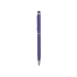 Ручка-стилус металлическая шариковая Jucy, темно-синий, темно-синий, металл