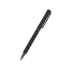 Ручка Bergamo шариковая автоматическая, черный металлический корпус, 1.0 мм, синяя, черный, металл с покрытием silk-touch