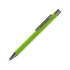 Ручка шариковая UMA «STRAIGHT GUM» soft-touch, с зеркальной гравировкой, зеленое яблоко, зеленое яблоко, металл