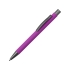 Ручка металлическая soft touch шариковая Tender, фиолетовый/серый, фиолетовый/серый, металл