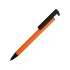 Ручка-подставка шариковая «Кипер Металл», оранжевый, оранжевый/черный, металл/пластик