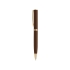 Шариковая лаковая ручка, коричневый/золотистый, металл