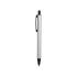 Ручка металлическая шариковая «Iron», серебристый/черный, серебристый/черный, металл