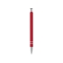 Шариковая ручка Cork, красный/серебристый, алюминий с резиновым покрытием