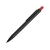 Ручка металлическая шариковая «Blaze» с цветным зеркальным слоем, черный/красный
