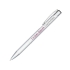 Анодированная шариковая ручка Alana, серебристый, серебристый, алюминиевый корпус с элементами абс пластика и стальным зажимом