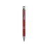 Ручка металлическая шариковая C1 софт-тач, красный, красный, алюминий с покрытием soft-touch