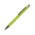 Ручка металлическая soft touch шариковая Tender с зеркальным слоем, зеленое яблоко/серый