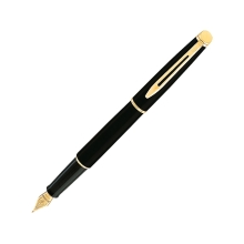 Ручка перьевая Waterman Hemisphere Mars Black GT F, черный/золотистый