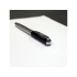 Ручка-роллер Lodge. Cerruti 1881, серебристый/черный, нержавеющая сталь, лак, латунь, хромирование