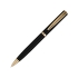 Шариковая лаковая ручка, черный/золотистый, металл