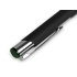 Ручка металлическая шариковая Legend Mirror Gum софт-тач с цветным слоем, черный / зеленый, черный/зеленый, алюминий с покрытием soft-touch
