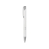 Ручка металлическая шариковая Legend Gum софт-тач, белый, белый, алюминий с покрытием soft-touch