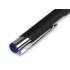 Ручка металлическая шариковая Legend Mirror Gum софт-тач с цветным слоем, черный / синий, черный/синий, алюминий с покрытием soft-touch