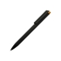 Ручка металлическая шариковая Taper Metal софт-тач с цветным зеркальным слоем, черный с оранжевым, черный, оранжевый, металл