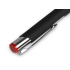Ручка металлическая шариковая Legend Mirror Gum софт-тач с цветным слоем, черный / красный, черный/красный, алюминий с покрытием soft-touch