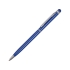 Ручка-стилус металлическай шариковая Jucy, синий, синий, металл
