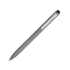 WASS TOUCH. Алюминиевая шариковая ручка с стилусом, Металлик, темно-серый, алюминий