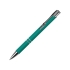 Ручка металлическая шариковая Legend Gum софт-тач, бирюзовый, бирюзовый, алюминий с покрытием soft-touch