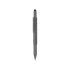 Ручка шариковая металлическая  Tool, серый. Встроенный уровень, мини отвертка, стилус, серый, металл