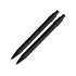 Набор: ручка шариковая и механический карандаш PEN & PEN. Pierre Cardin, черный, черный, корпус- алюминий с глянцевым покрытием, клип- металл с черным покрытием, детали дизайна- силикон