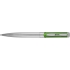 Ручка шариковая «Глазго» серебристая/зеленая, серебристый/зеленый, металл
