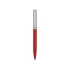 Ручка металлическая soft-touch шариковая «Tally» с зеркальным слоем, серебристый/красный, серебристый/красный, металл с покрытием soft-touch