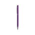 Ручка металлическая шариковая Атриум с покрытием софт-тач, фиолетовый, фиолетовый/серебристый, металл с покрытием soft-touch